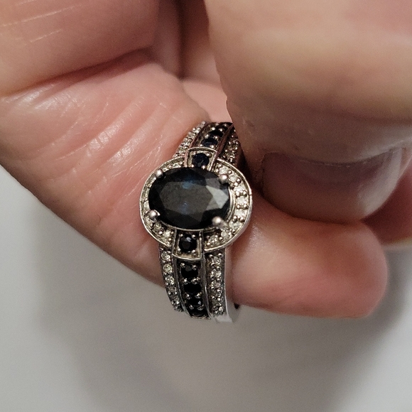 Trade for turquoise💎 Clyde Duneier Sapphire and Diamond Ring - Picture 3 of 13